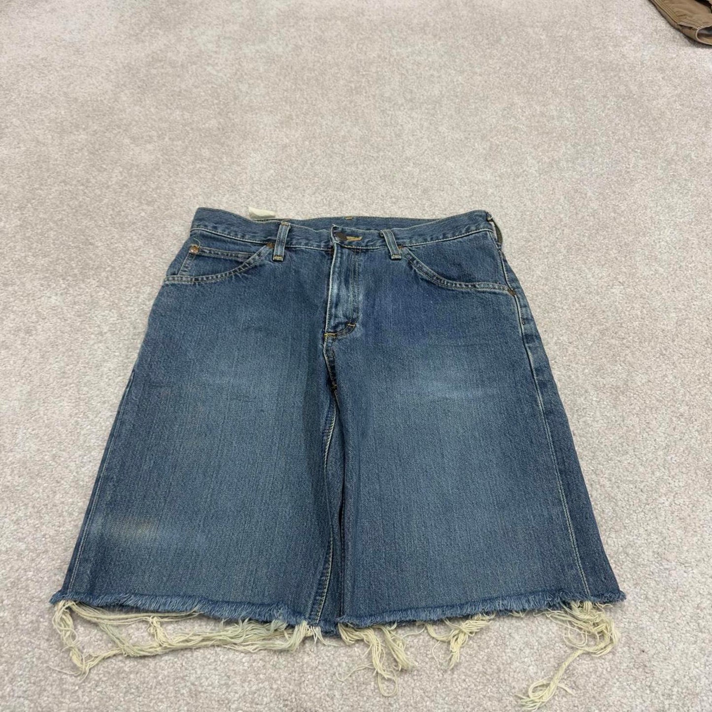 Y2k Lee jorts skater style blue Denim summer festival jean shorts