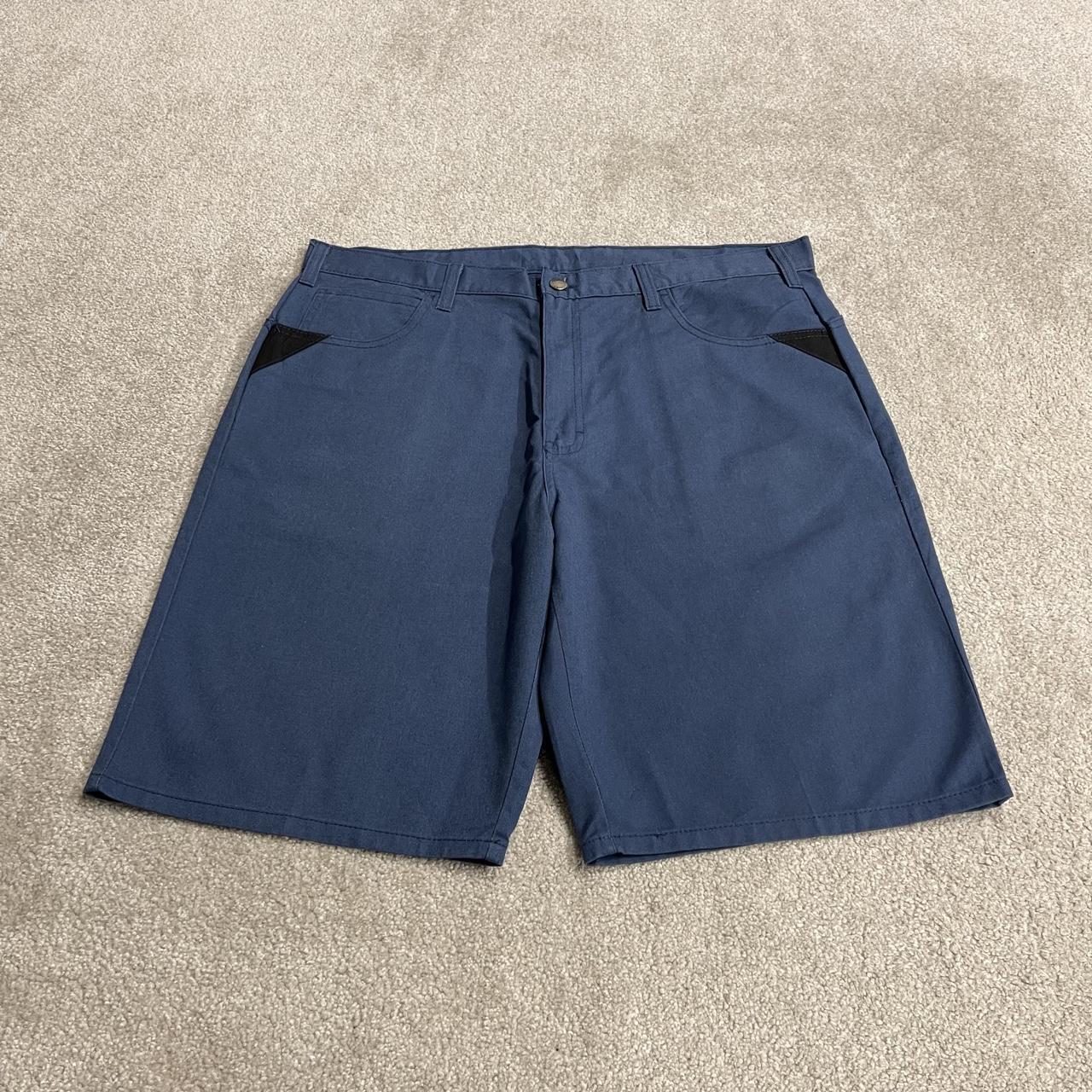 Dickies baggy chino shorts y2k blue Loose skate style summer festival shorts