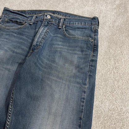 Levi's 505 straight fit jeans y2k blue Regular straight leg denim pants red tab logo