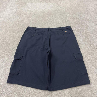 Dickies baggy cargo shorts chino navy Chino style skater shorts long wide leg festival