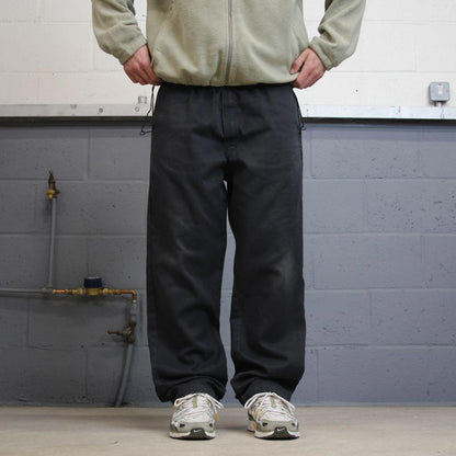 Y2K Dickies 874 work pants faded black Loose original fit chino style skate trousers