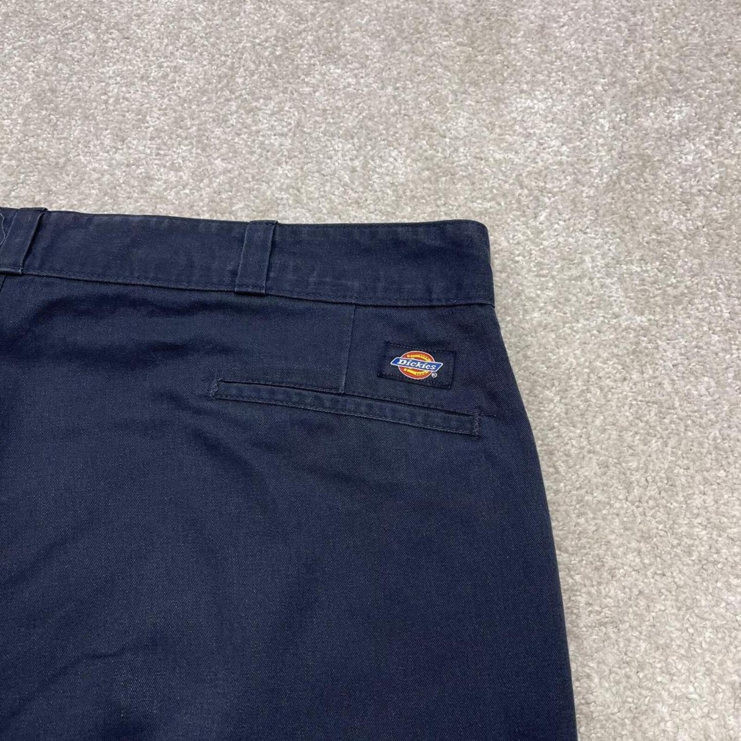 Dickies chino work shorts loose wide leg navy Twill chino skater style shorts