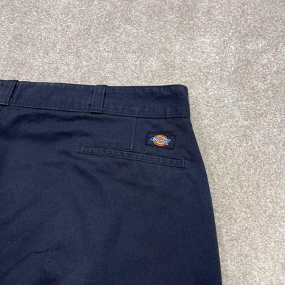 Dickies chino work shorts loose wide leg navy Twill chino skater style shorts