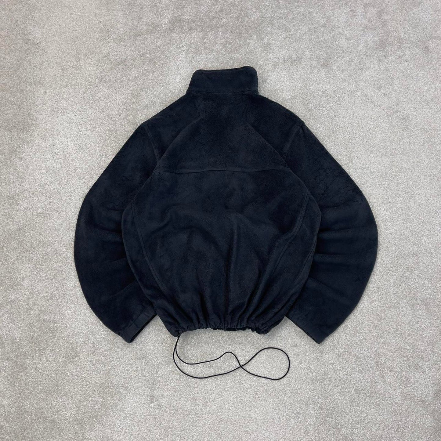 Black Columbia technical full zip fleece M y2k style autumn adjustable waist