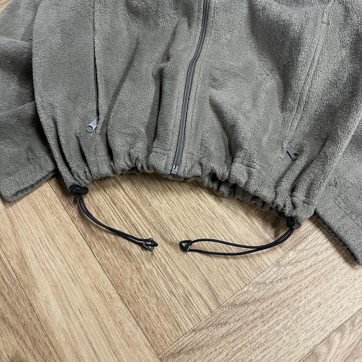 Y2K Colombia tech fleece khaki Women's full zip autumn adjustable technical fleece