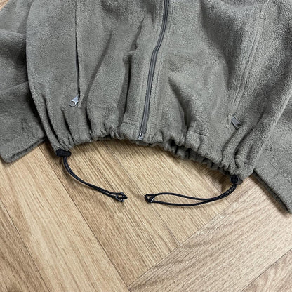 Y2K Colombia tech fleece khaki Women's full zip autumn adjustable technical fleece