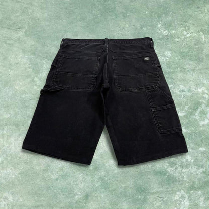Key denim carpenter shorts cargo blue Loose summer festival jean shorts