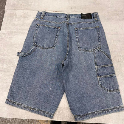 FUBU carpenter jorts W36 baggy denim cargo skater 90s style shorts