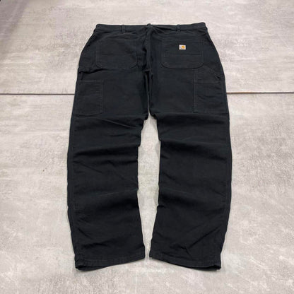 Black Carhartt carpenter jeans size 18 W40L30 women's y2k 90s style cargos