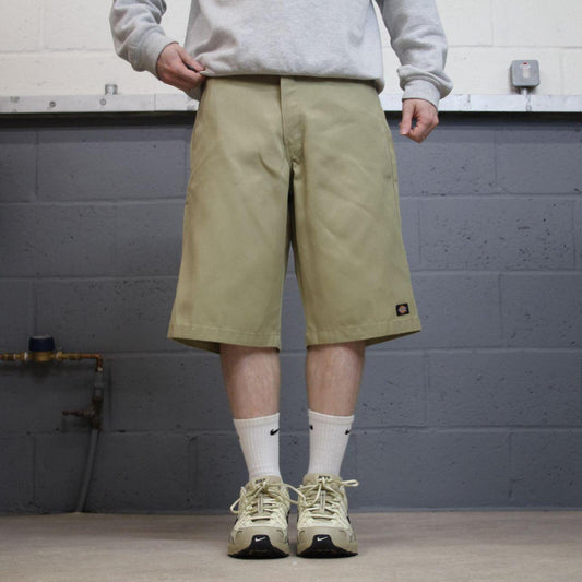Dickies baggy carpenter shorts khaki Twill chino skater style shorts wide long leg