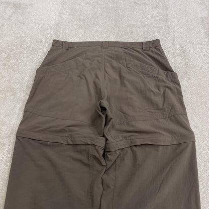 Y2K convertible Colombia hiking trousers / shorts technical khaki Floaty lightweight outdoors