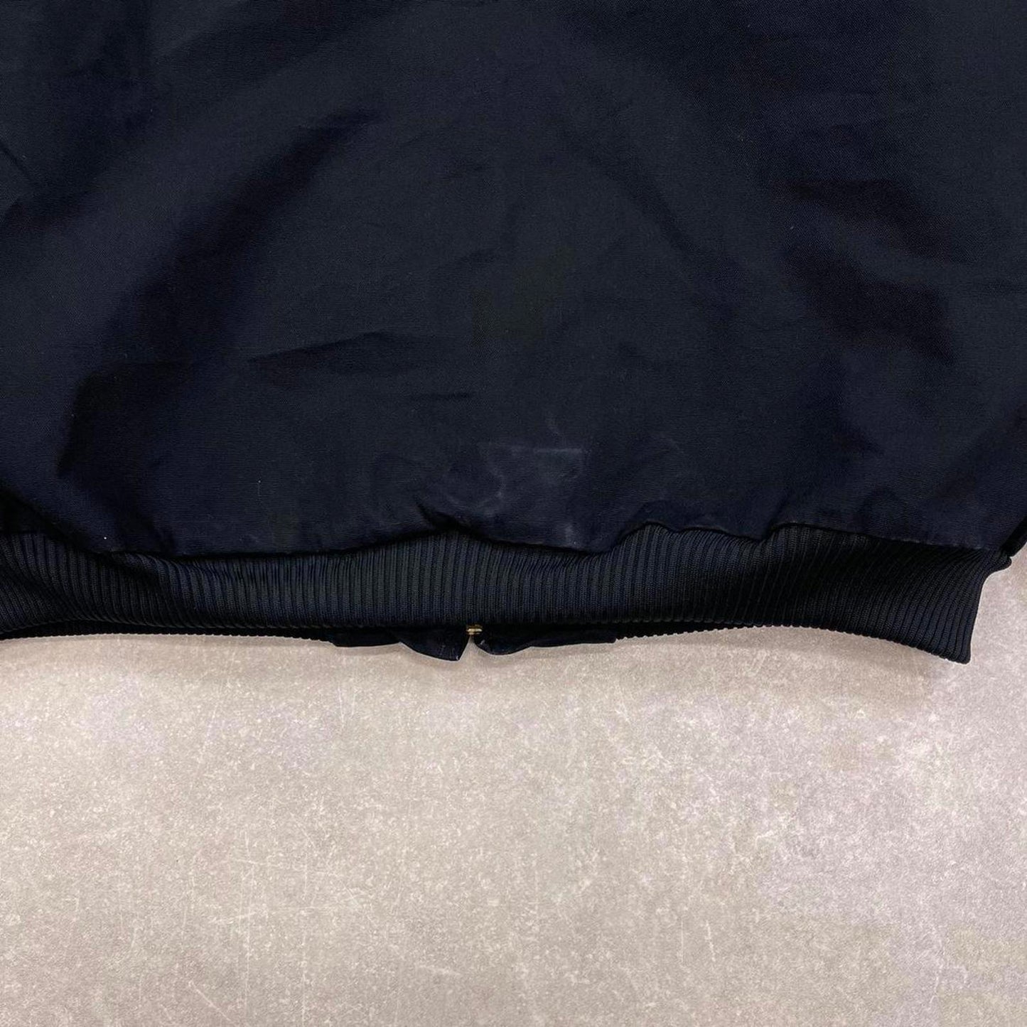 Black Carhartt active jacket 2XL hooded canvas bomber quilt lined USA American