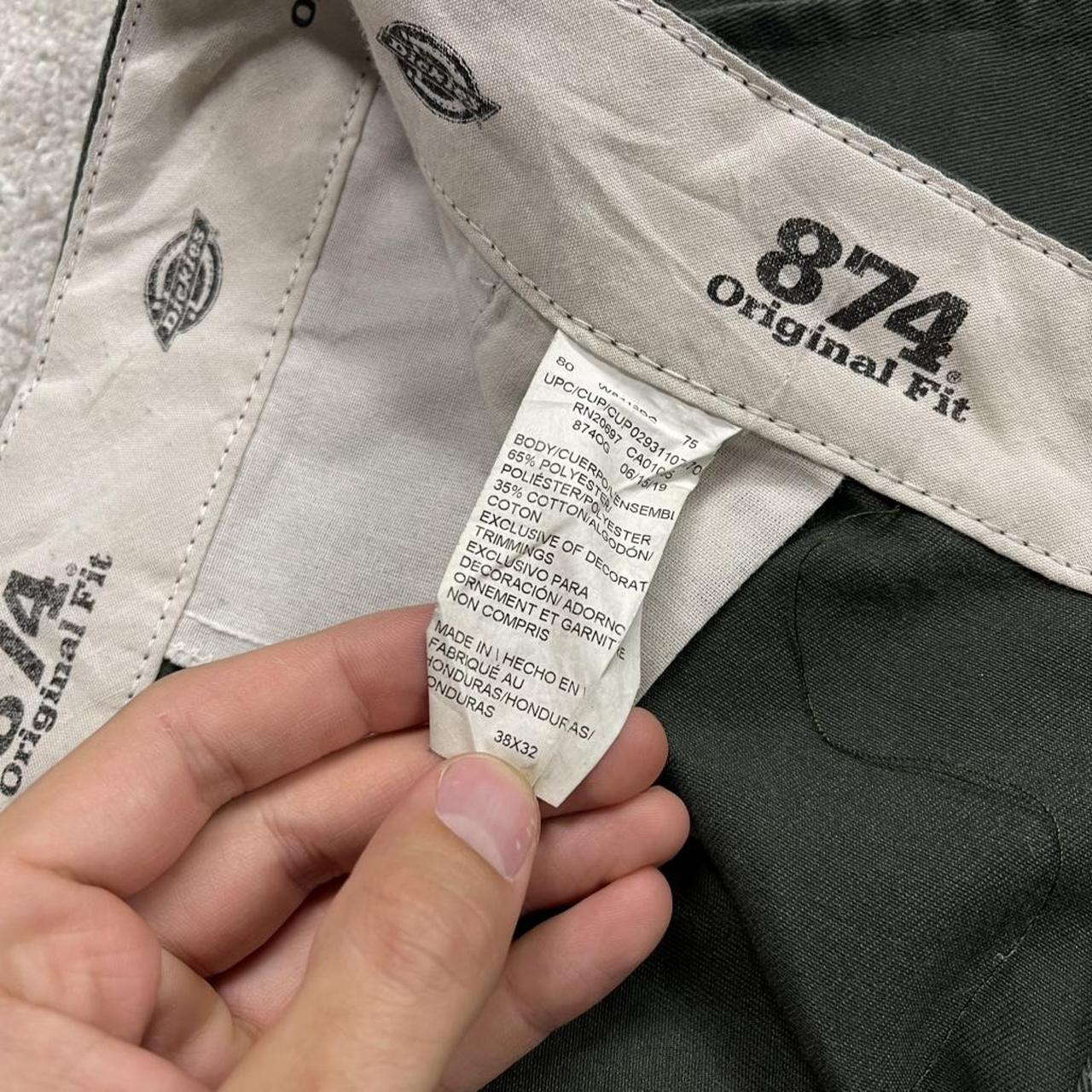 Dickies 874 shorts y2k original fit green Twill chino skater surf style shorts