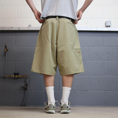 Y2K Dickies baggy carpenter shorts W42 skater style khaki Loose chino style summer festival shorts
