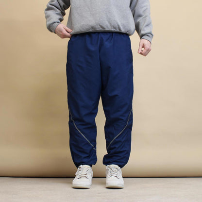 JWOD Skilcraft tracksuit bottoms S navy Loose y2k shell suit trackies