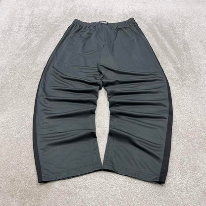 00s baggy Nike tracksuit bottoms grey Large loose y2k style sportswear track pants gym wear trackies
