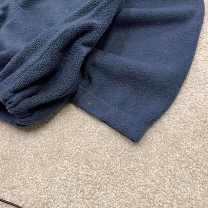 00s Columbia technical fleece XL men's navy full zip up y2k style autumn adjustable waist