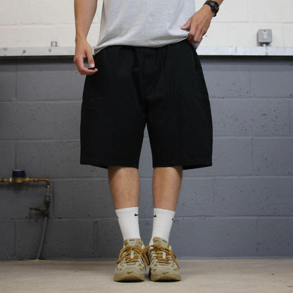 Dickies baggy chino shorts carpenter black Chino style skater shorts loose leg festival