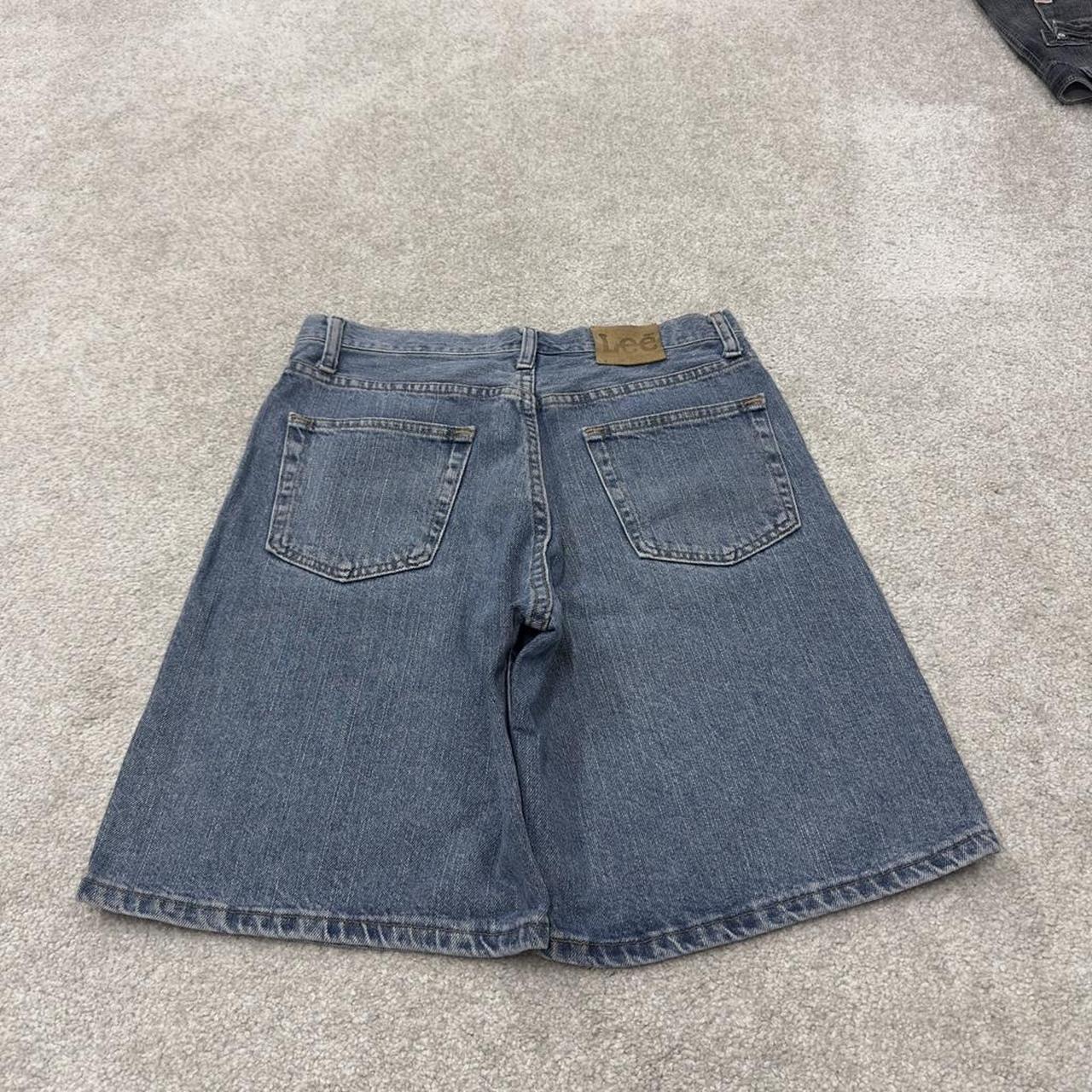 Lee denim Y2K shorts blue 5 pocket skater style surf jorts