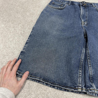 Baggy Nautica carpenter shorts W36 skater style blue Loose denim jorts