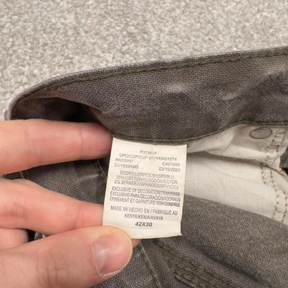 90s Dickies carpenter jeans W42L30 00s skate style khaki thick canvas workwear cargos