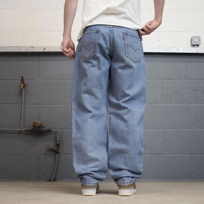 Levis 550 jeans W34 L34 blue loose 90s style skater jeans red tab logo