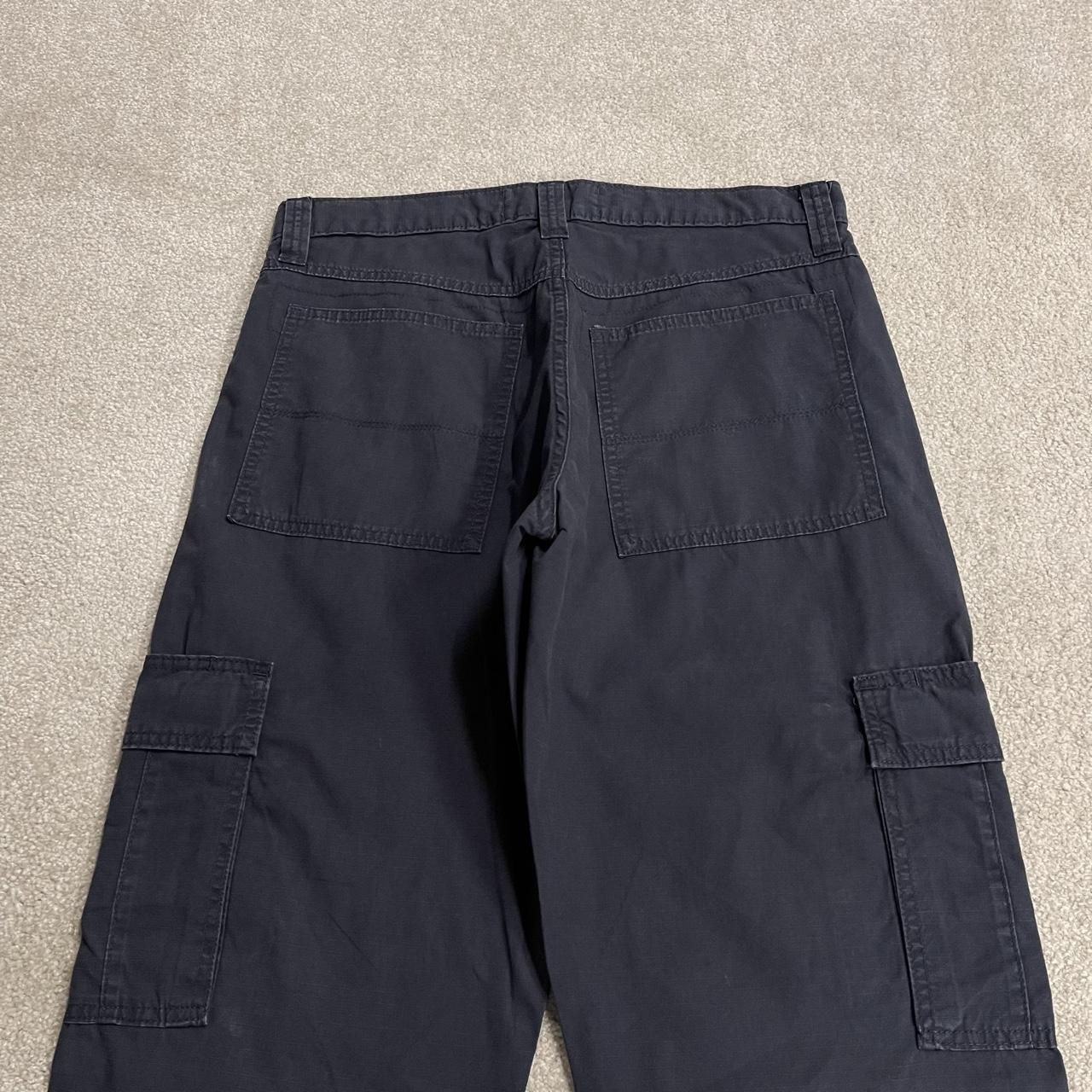 Wrangler chino cargo pants y2k W32L32 navy Straight leg skater work pants