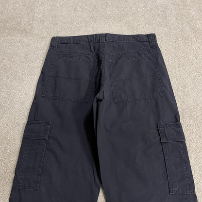 Wrangler chino cargo pants y2k W32L32 navy Straight leg skater work pants