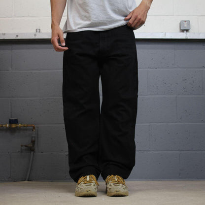 Levi’s 505 y2k straight jeans black Straight leg pants red tab logo