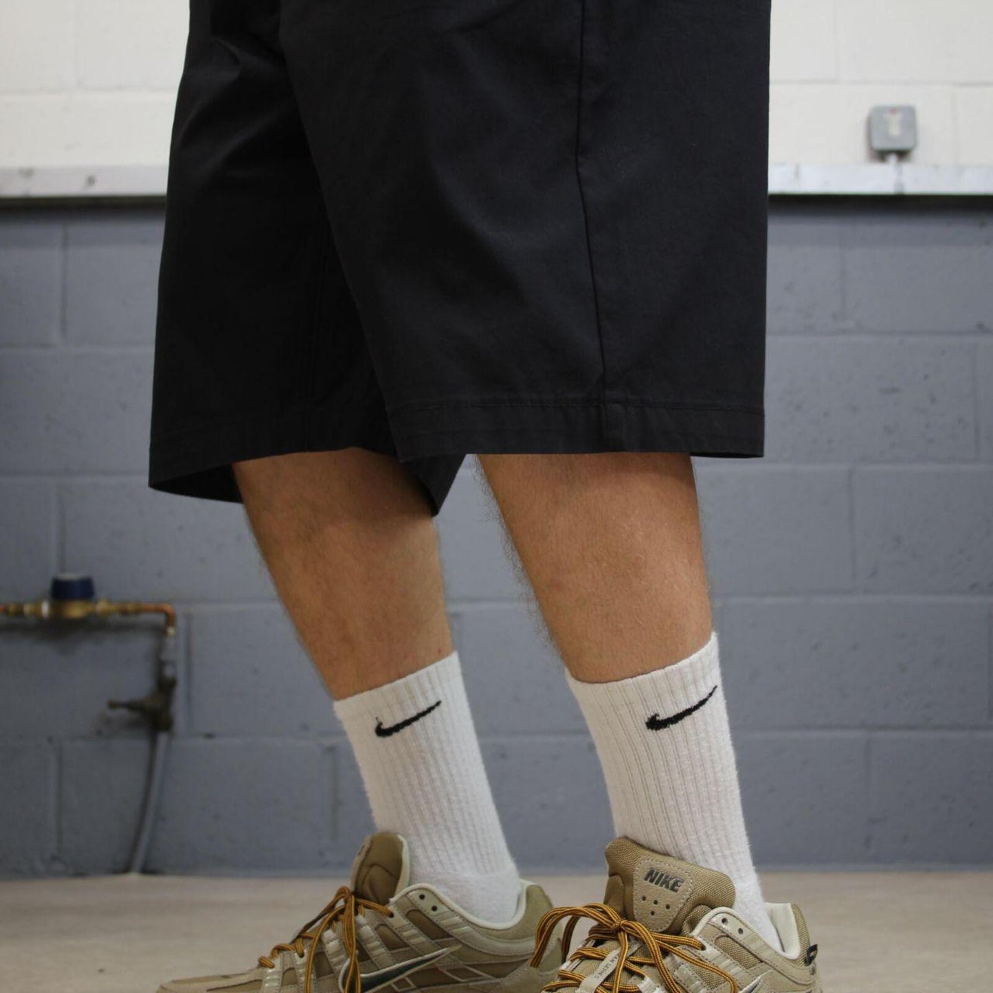Dickies chino shorts carpenter black Chino style skater shorts loose leg festival