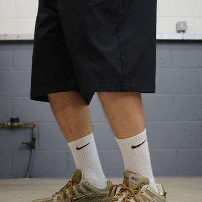 Dickies chino shorts carpenter black Chino style skater shorts loose leg festival