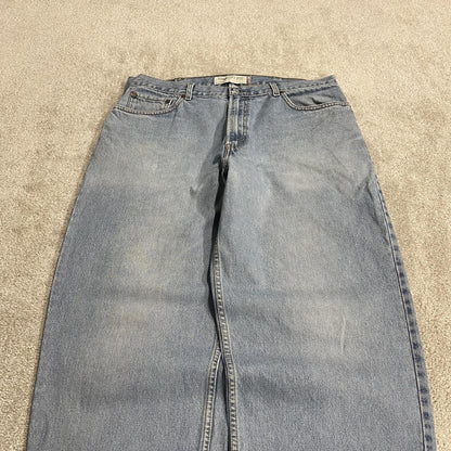 Levi's 560 baggy jeans y2k blue Wide leg comfort fit denim pants red tab logo