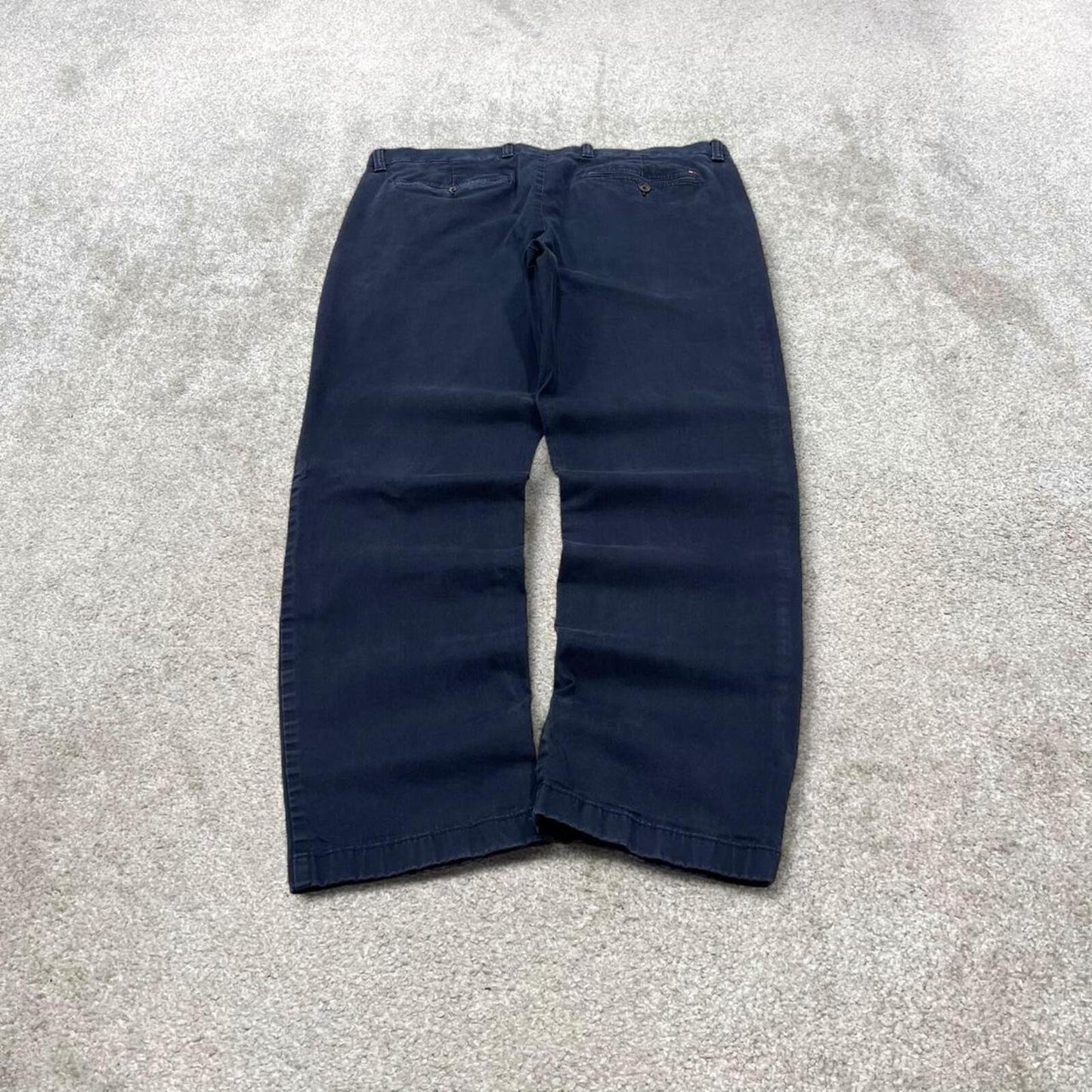 Y2K Tommy Hilfiger chino pants navy 34x30 Loose casual summer trousers