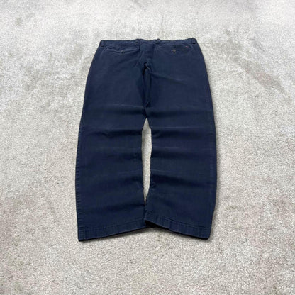 Y2K Tommy Hilfiger chino pants navy 34x30 Loose casual summer trousers