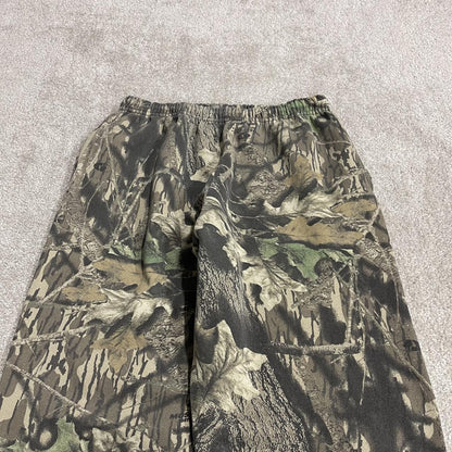 Jerzees Realtree camo joggers y2k khaki L Camouflage sweatpants, elasticated & drawstring waist