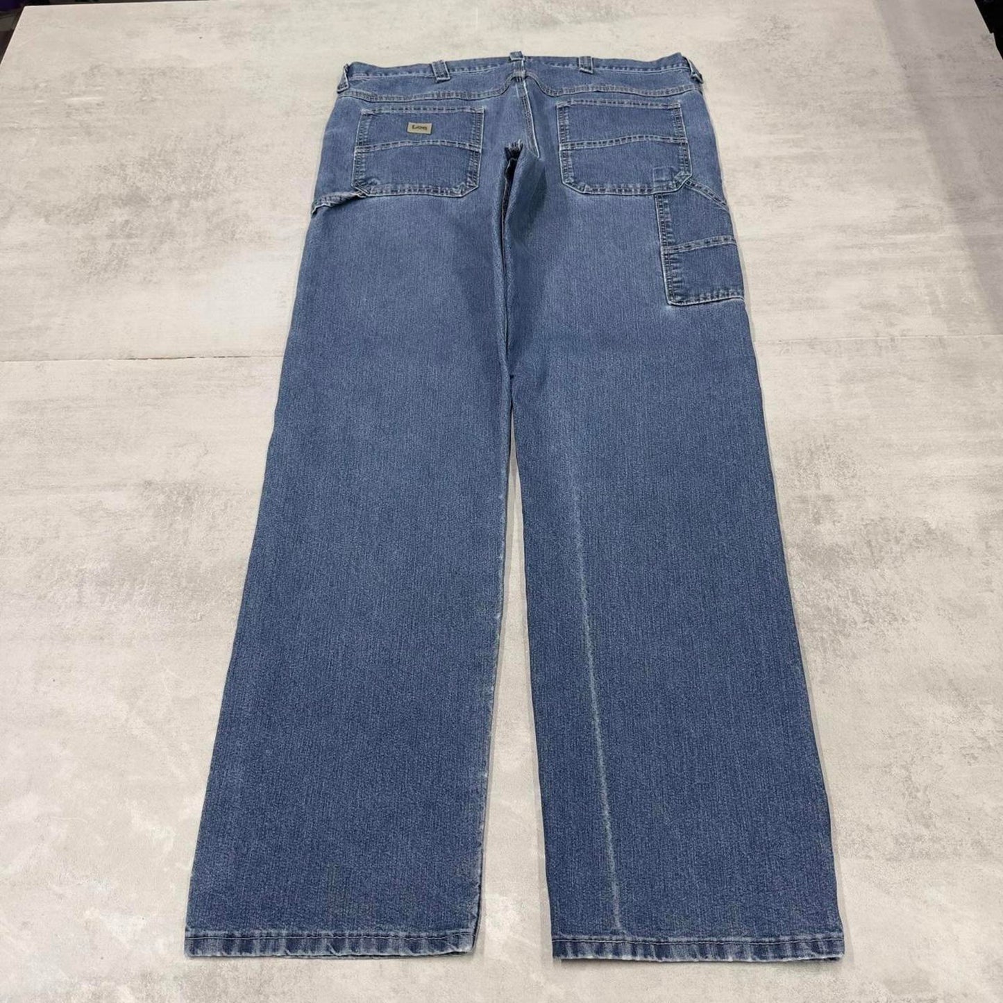 Baggy Lee carpenter jeans W40L36 blue cargo skate style jeans