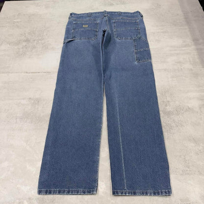 Baggy Lee carpenter jeans W40L36 blue cargo skate style jeans