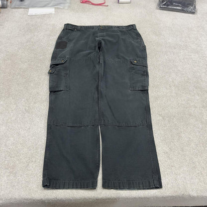 Carhartt carpenter jeans loose leg faded black Loose relaxed canvasy skate style cargo work pants