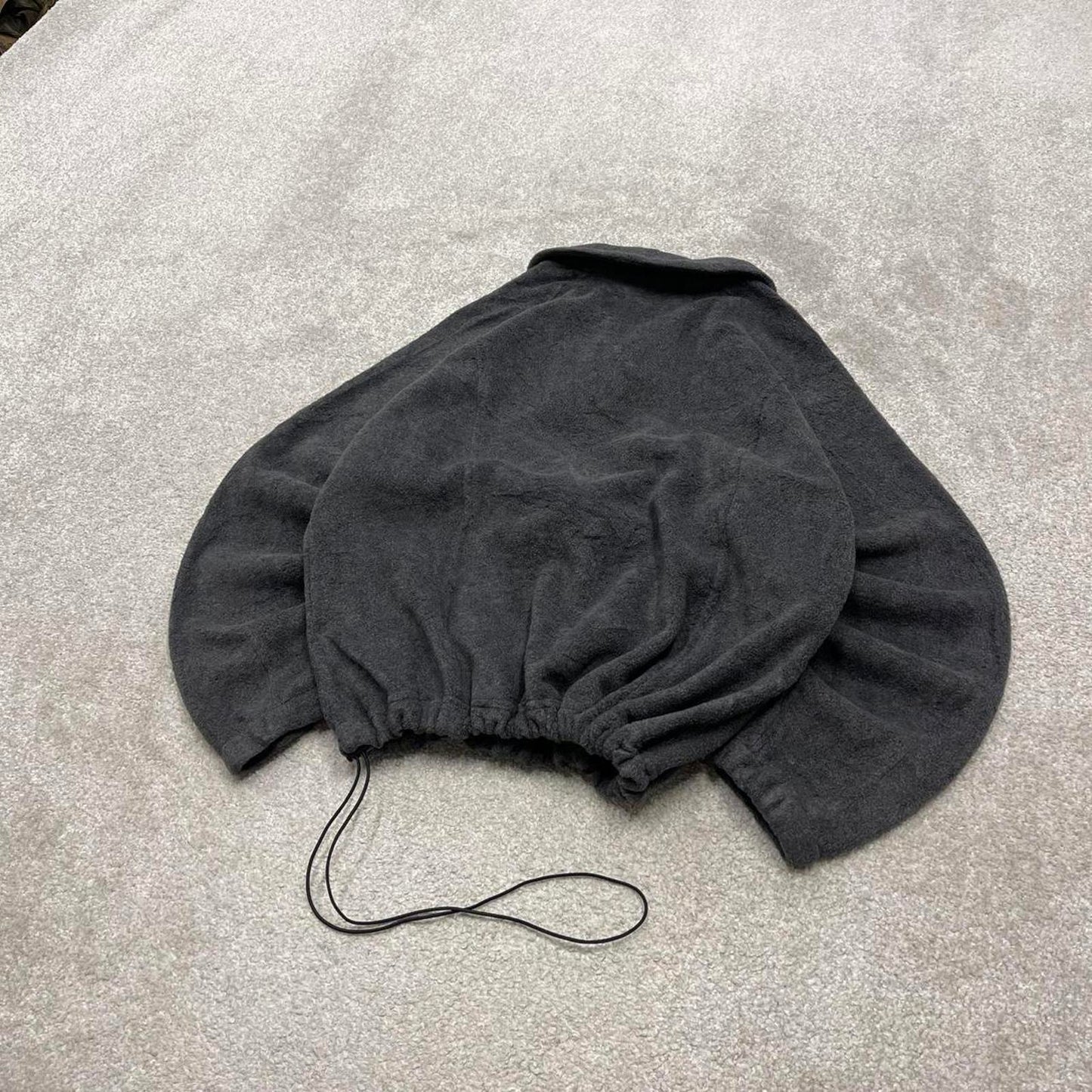 00s Columbia technical fleece PXL women's grey full zip up y2k style autumn adjustable waist