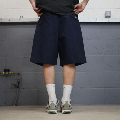 Baggy Dickies chino shorts navy Twill chino skater style shorts loose leg