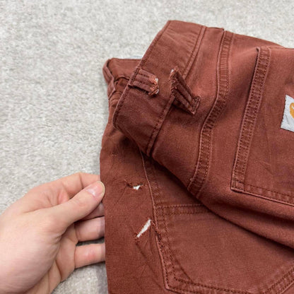 Carhartt carpenter pants loose relaxed fit brick red W44L30 skater cargos