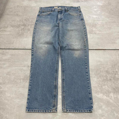 Blue vintage Carhartt jeans W36 L32 Loose traditional fit denim work jeans