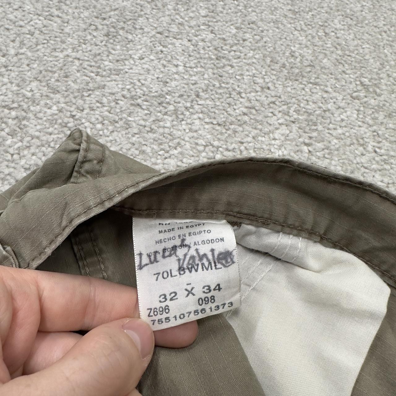 Baggy Wrangler cargo pants y2k khaki W32L34 Loose leg 2000s style skater work pants