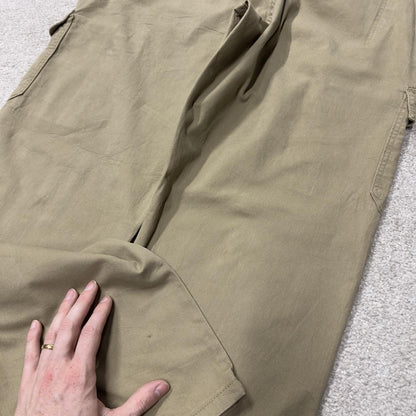 Wrangler cargo pants y2k khaki W36L32 Straight leg skater work pants