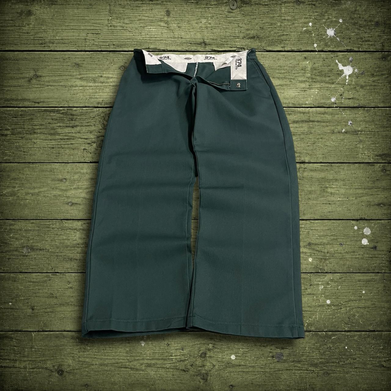 Dickies 874 work pants y2k green Original fit loose chino skater style trousers