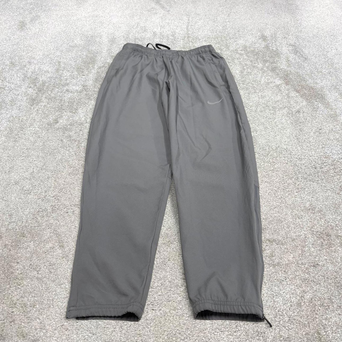 00s Nike tracksuit bottoms grey small y2k style sportswear track pants gym wear