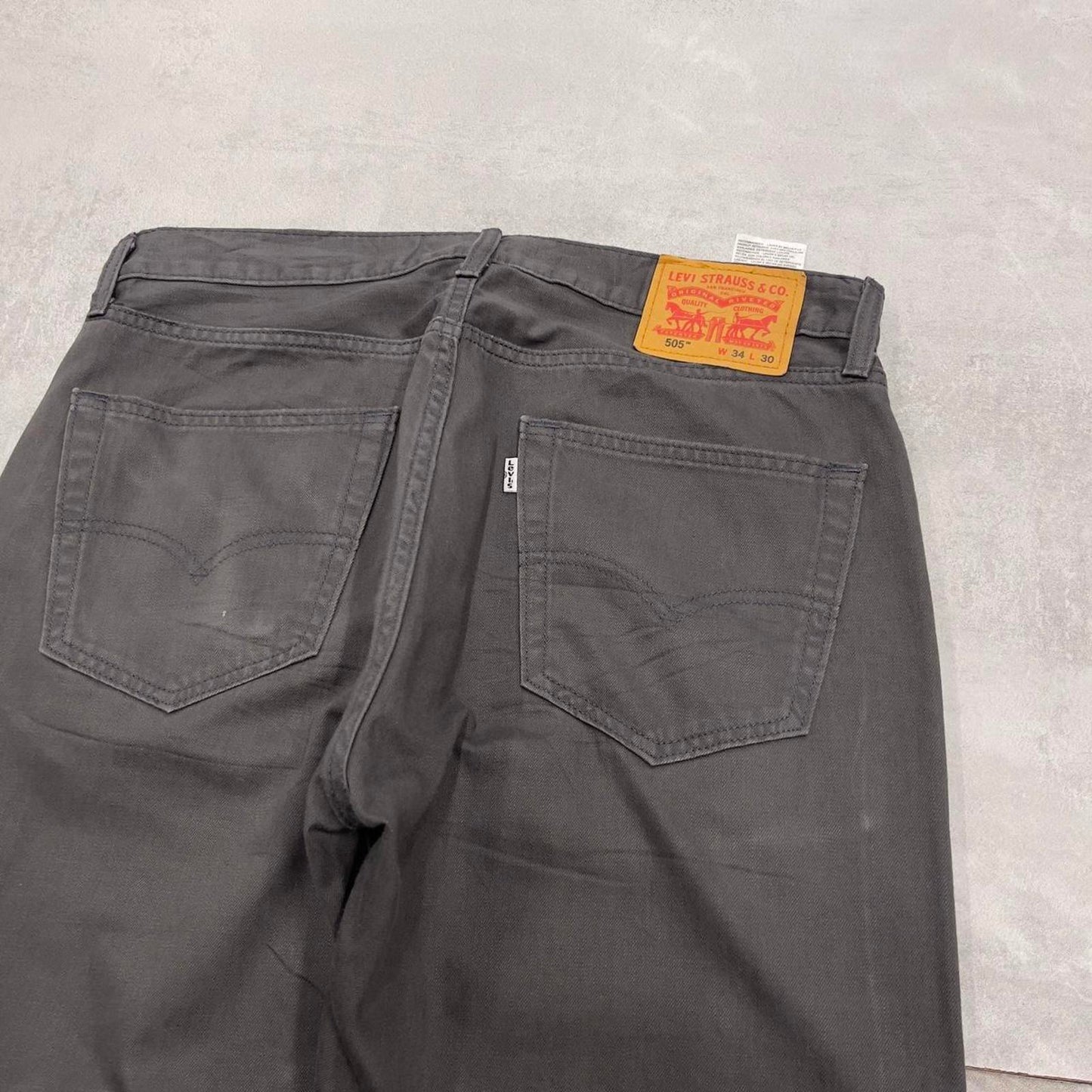 Grey Levis 505 jeans W34L30
