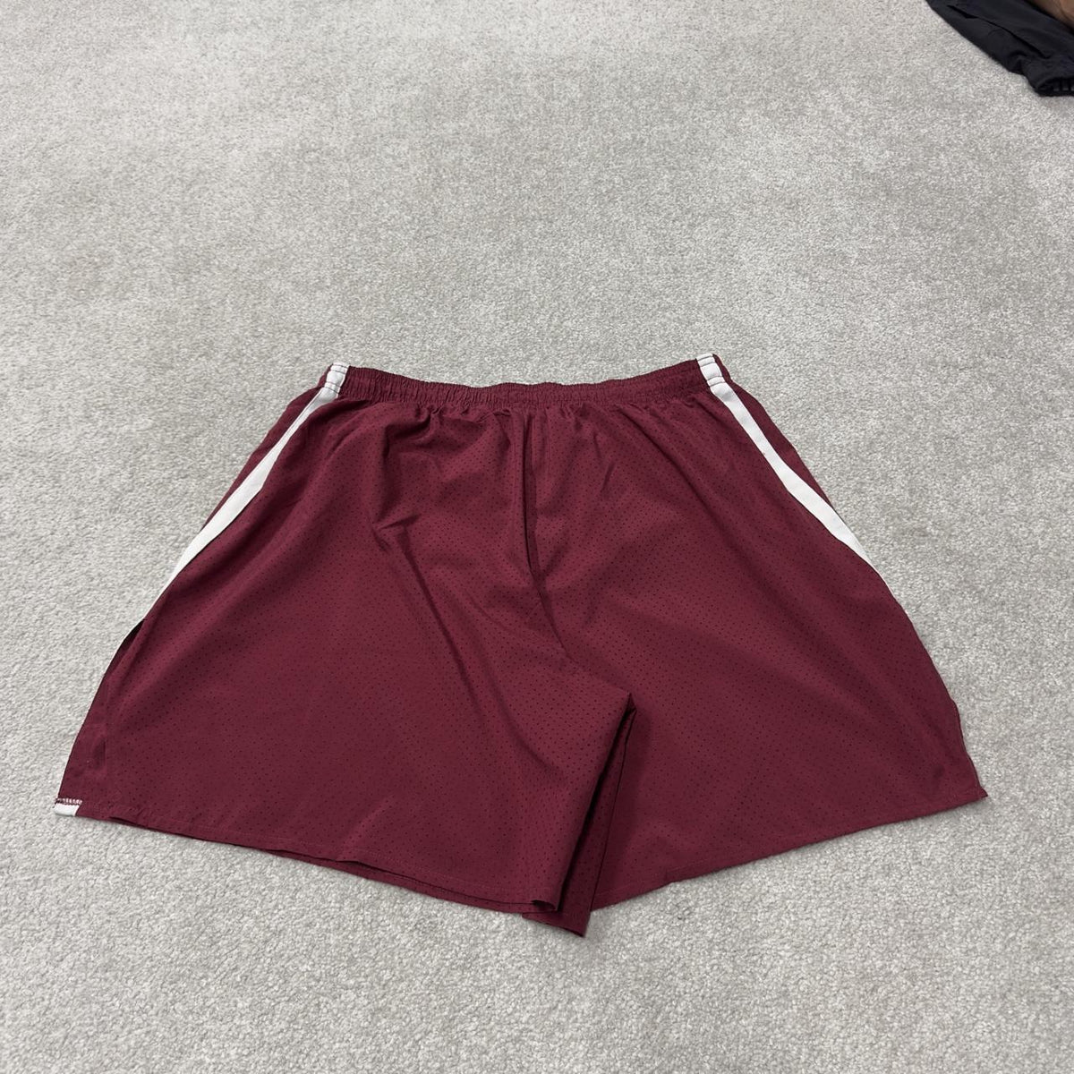 Nike sports shorts y2k loose maroon Dri-Fit comfy floaty summer gym shorts XXL
