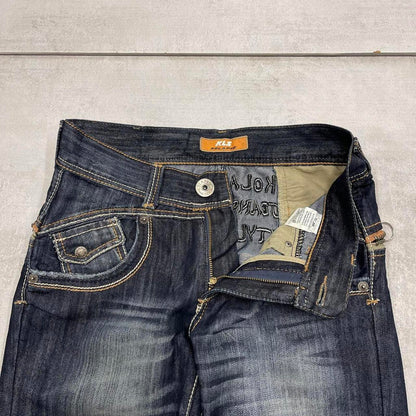 Kolapso jeans W30L34 straight y2k hip hop style denim jeans