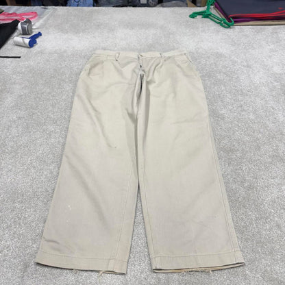 Baggy Carhartt work pants W38L31 beige loose skate pants